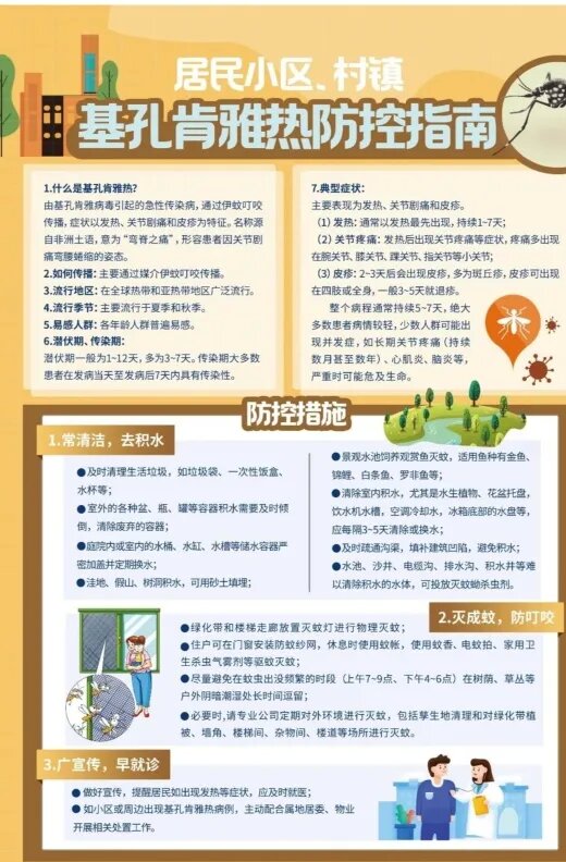 【健康山东行动】健康知识普及行动：基孔肯雅热防控指南